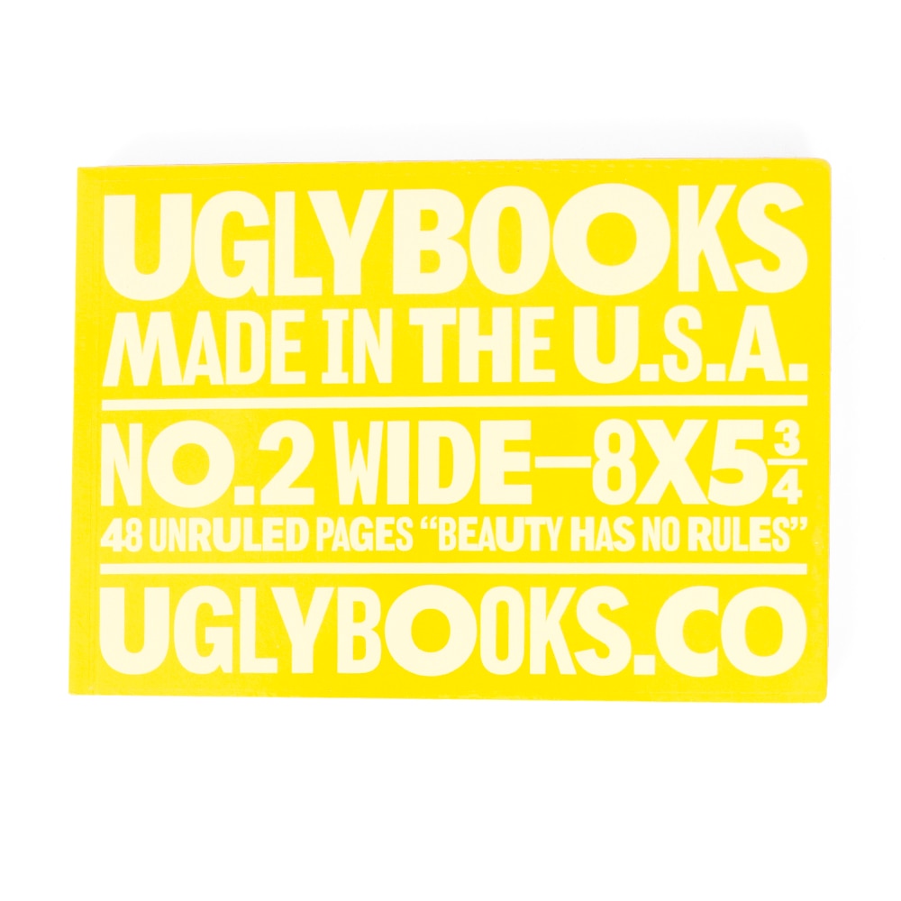 Memo & Notebooks, Art & School, 8"x5.75", Uglybooks, #2, Perfect Bound, Book, 3 Pack, Razzle Dazzle, 963753